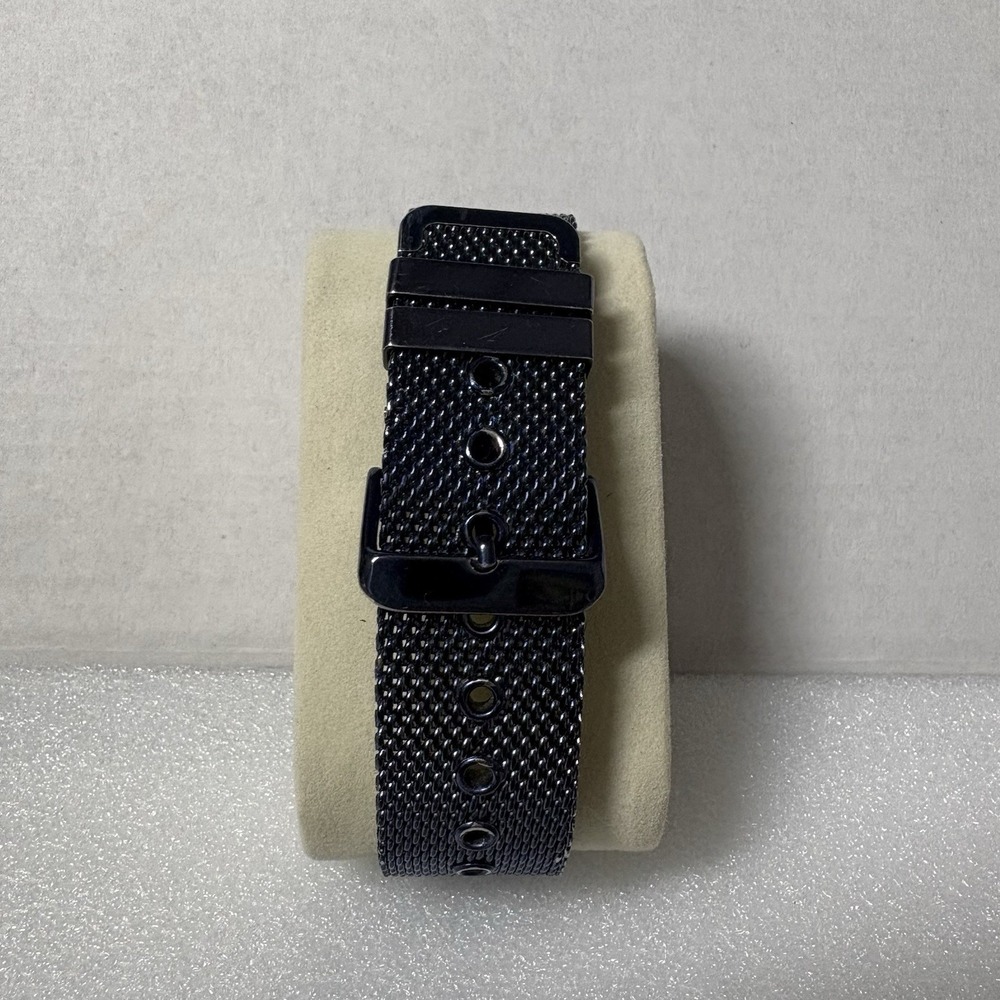 Van Heusen Men's VAN80063BU Navy Blue Watch Metal Mesh Band Works - Picture 2 of 5